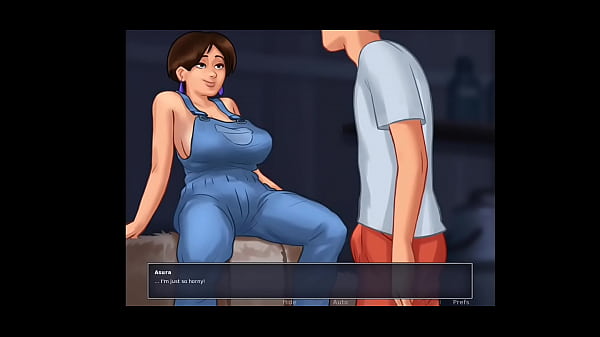 Summertime Saga he play and fuck his step aunt Diane and his all cookie jar scenes