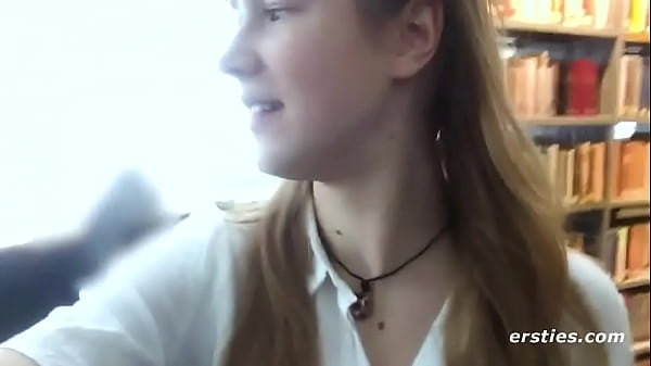 Holly & Ida Play in the Library