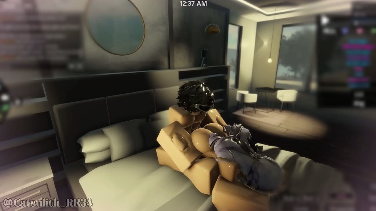 Pounding Vivian hard in the upstairs room~ | Sex with a follower (67) | Part 2/2