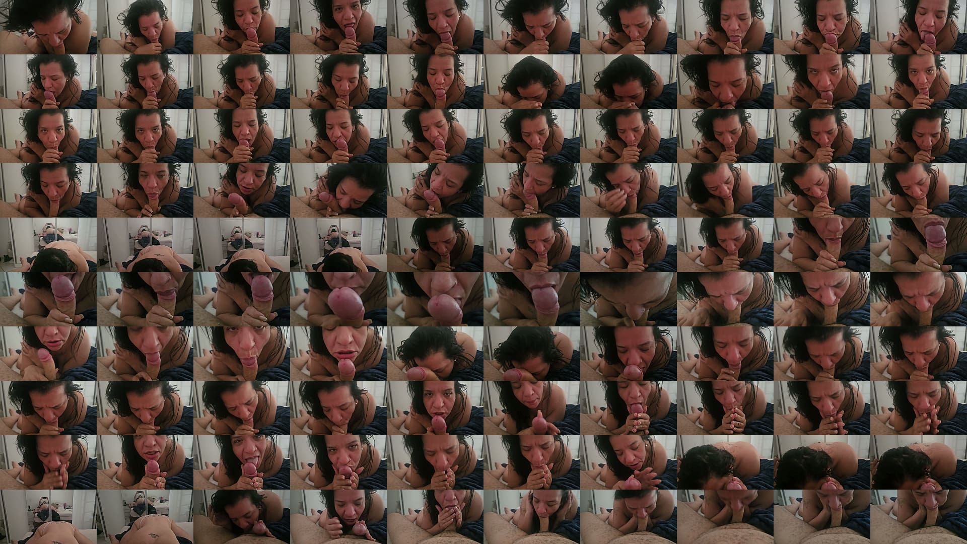 POV - Casada faz boquete no amante na cama do corno manso e toma muito leite. 预览图