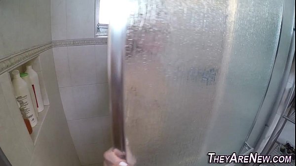 thumb showering teen firsttimer