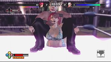Rumble Roses XX Sebatian dominates Candy Cane