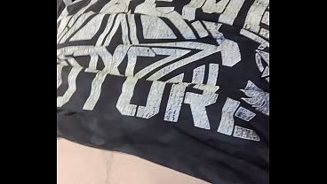 Masturbating