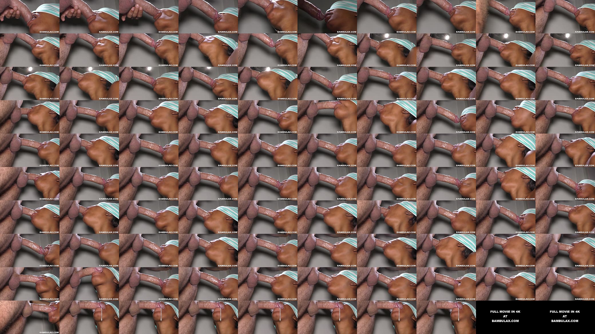 Ebony mouth makes big white cock jerk a massive load of cum 预览图