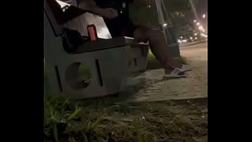 The hot celebrity from Campinas giving me a blowjob in the middle of the street. Check out all our videos on RED.