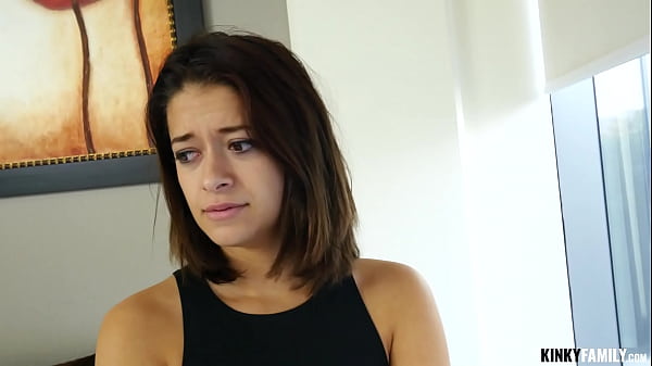 Kinky Family - Big dick surprise for stepsis Izzy Bell