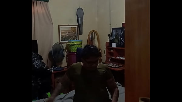 Brij Jerks Off & Cums In An Olive Coloured Dress