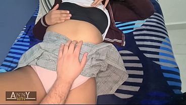 Sweet student skips school to get fucked by her best friend ́s boyfriend