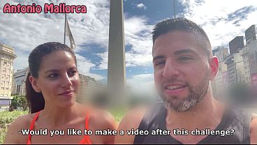 Argentinian Fitness Babe Gets Picked Up - Michelle