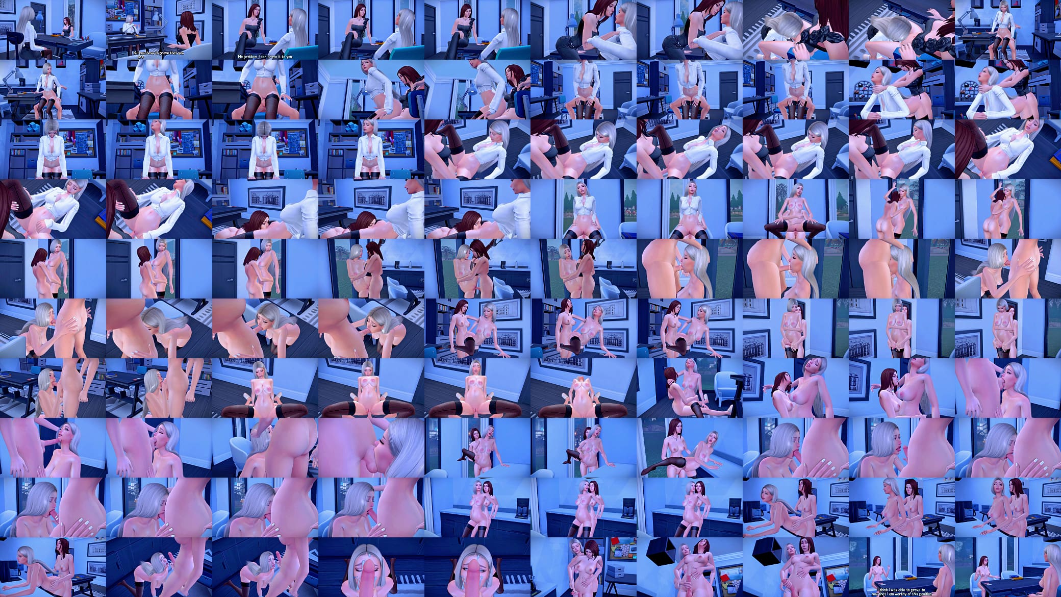 FUTANARI MISTRESS FUCKED HER BOSS HARD AT THE INTERVIEW (SIMS   ANIME HENTAI   SFM) 预览图