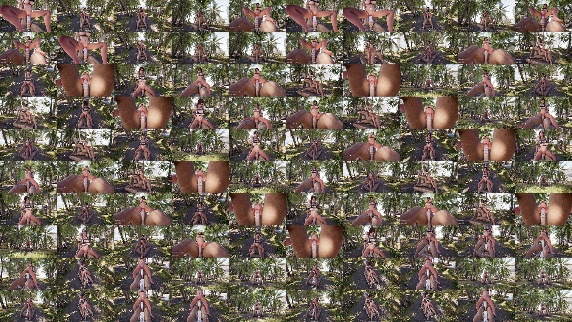 A 3D hentai game in which Lara Croft drives over dicks like a car. 预览图