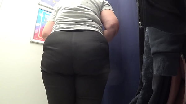 Download Video - The camera in the fitting room watches a big ass in satin panties&period; Curvy milf changes clothes&period; PAWG&period; Amateur fetish&period;