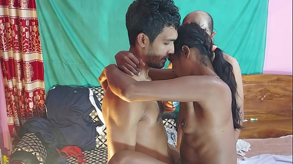 beautiful Bengali teen fucking like gods Total two guys and one girl Fucking Best xxx threesome porn.