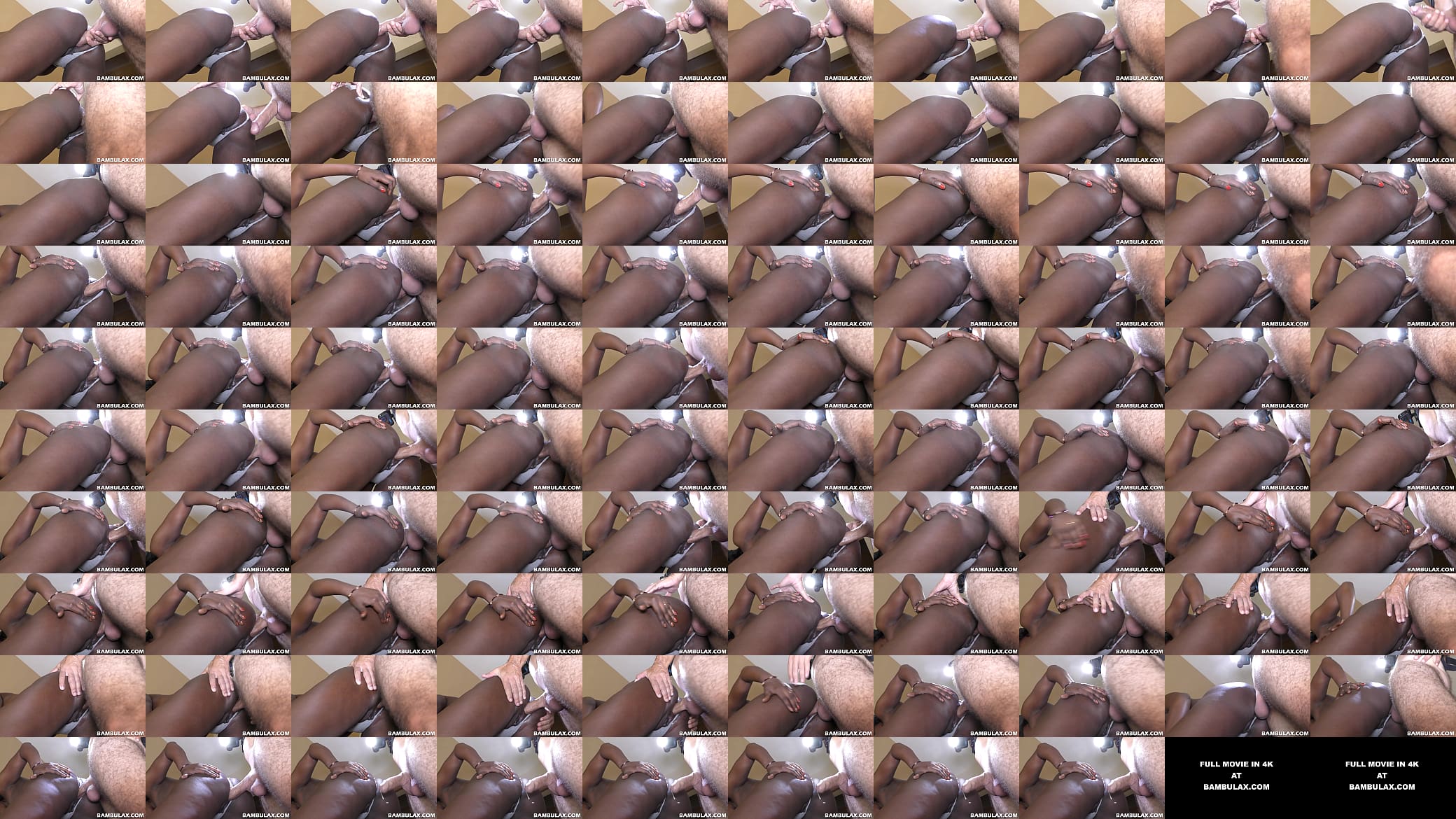Big white cock doggying ebony asshole prior to cum inside 预览图