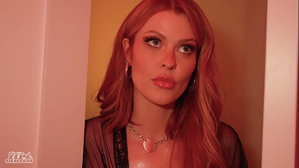 Big booby redhead can't resist oily fuckfest