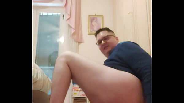 The naughty little dog makes my back pain go away