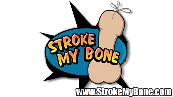 She feverishly strokes the cock