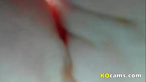 Timid hairy pussy at webcam