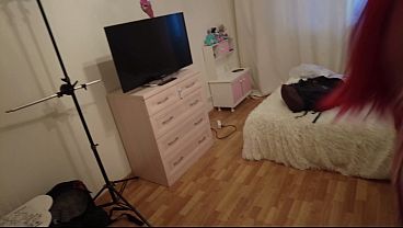 Valera 21 Redhead Small Tits Fucks Old Man & Gets Cummed On