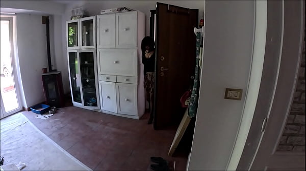 Brunette Sensual Fingering Pussy and Orgasm While No One Is Home