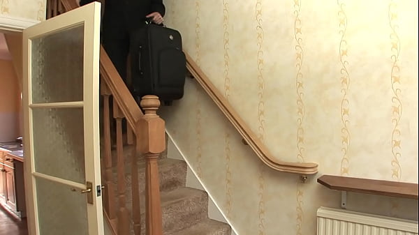 European Blonde With Big Boobs Paige Ashley Sucks On Fucks On Stairway