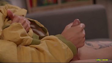 Gostoso magrinho e novinho se masturbando com seu pauzão até gozar uma carga grossa de esperma.