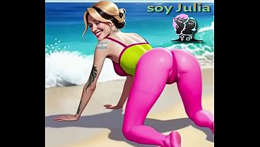Chica menea trasero