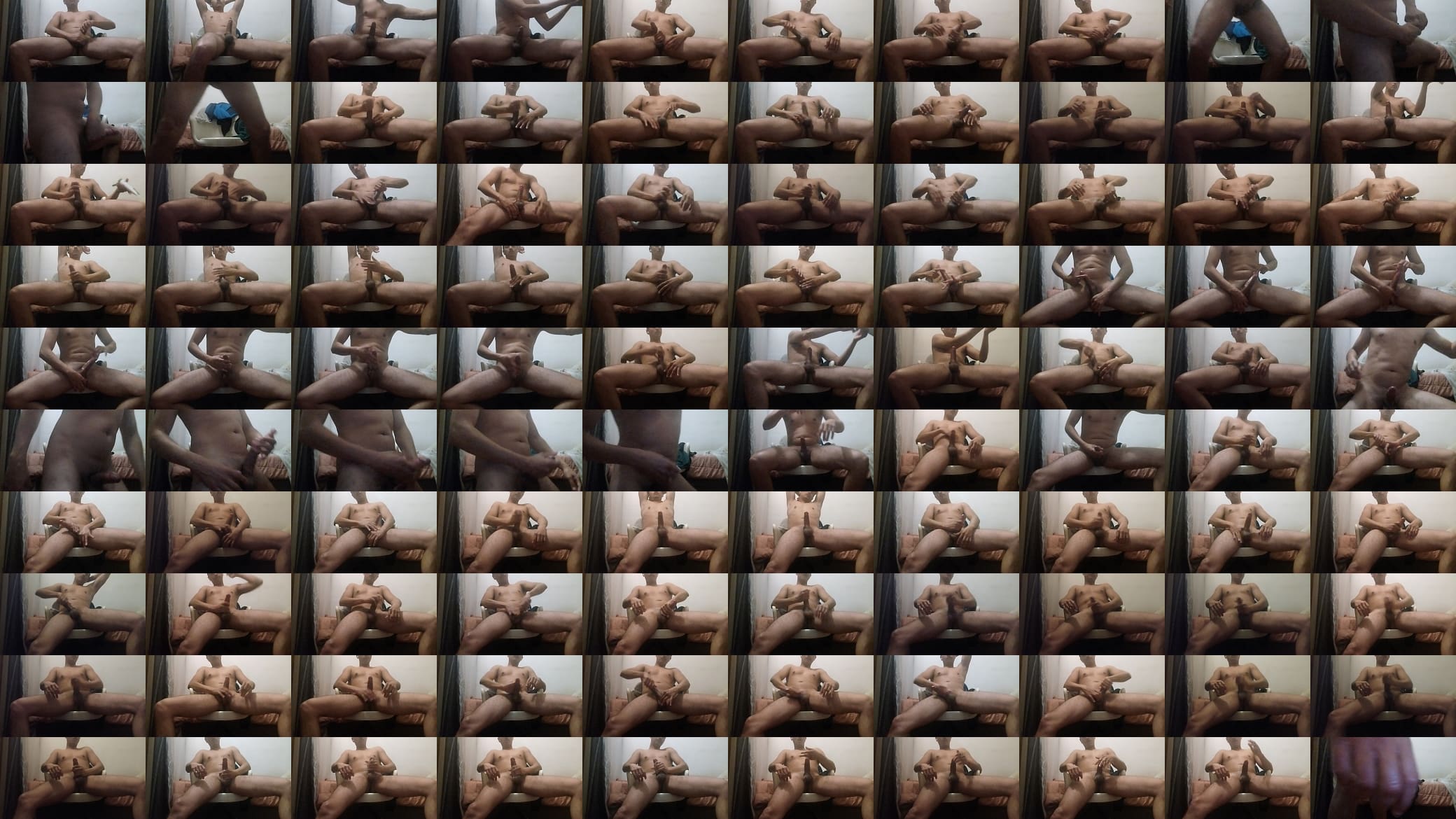 Guy massaging his big dick 预览图