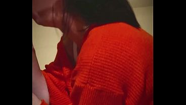 Housewife Hotwife Gives Her Friend Another Casual Blowjob Until He Cums in Her Mouth