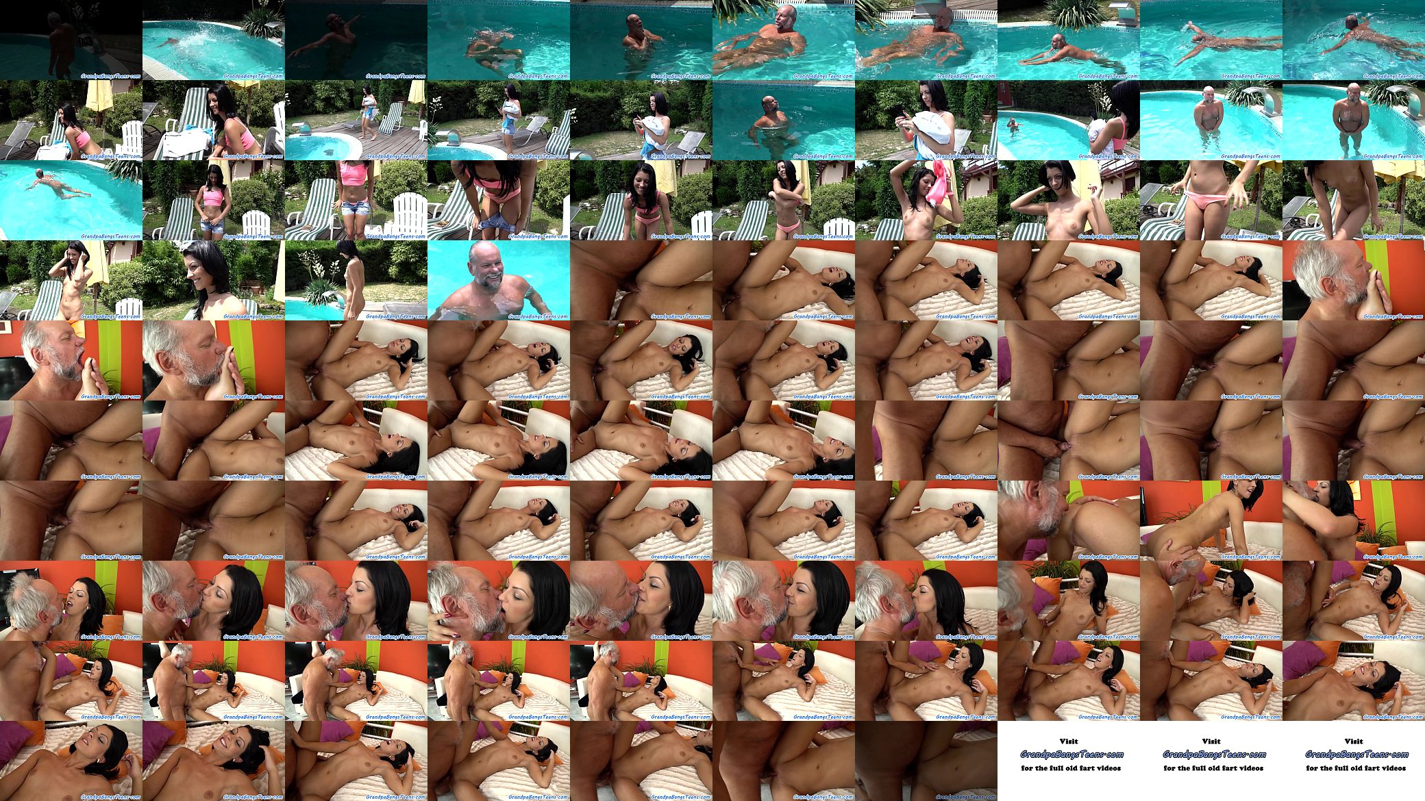Young babe pussyfucked by horny grandpa 预览图