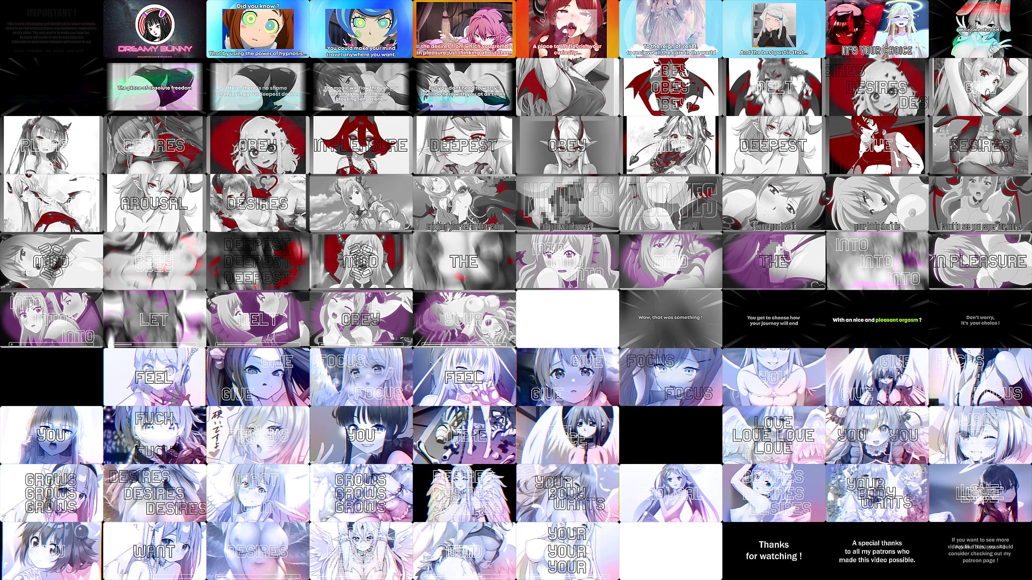 HMV Hentai to choose, goon and cum to DreamyBunny 预览图