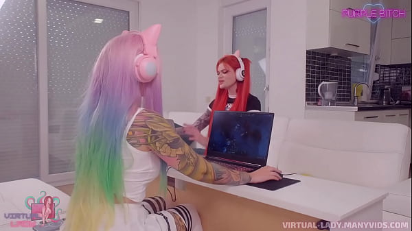 Threesome with Gamer Girls