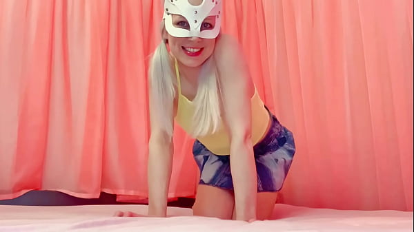 ANAL: New secret toy under Mia's Mimi skirt