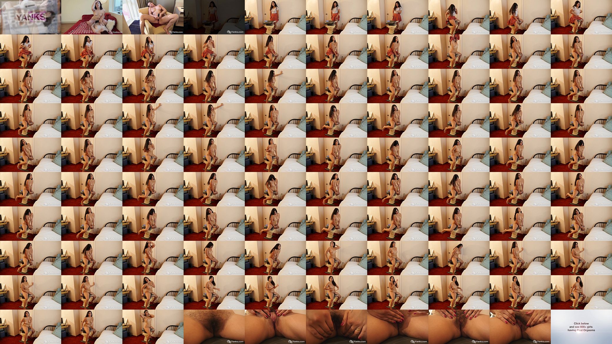 Yanks Chubby Miel Masturbates 预览图