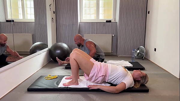 Curvy MILF Fucked By Big Dick In Public Gym - MILF XXX