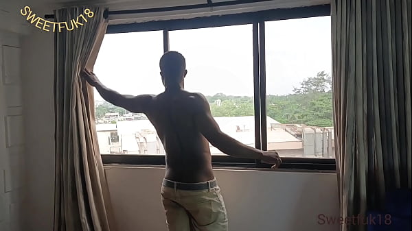 Sexy ebony Latina came to charge her phone in my apartment but I can't resist her yummy shaved pussy