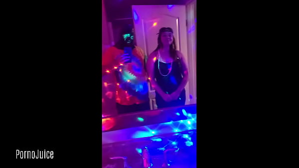 ⭐️Small tits Ebony moans and Rides BBC