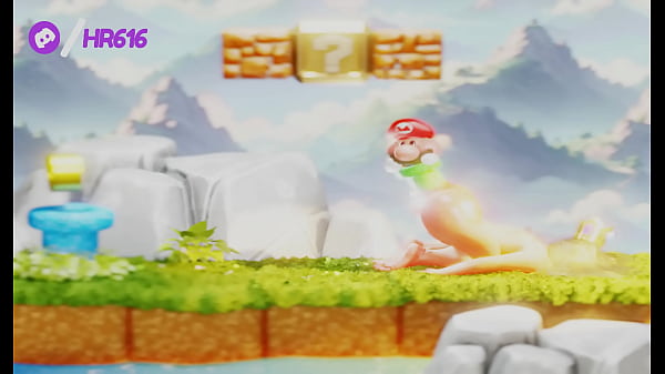 Tiny Plumber Trapped Inside Blonde Princess Butt Tries to Escape– 3D short