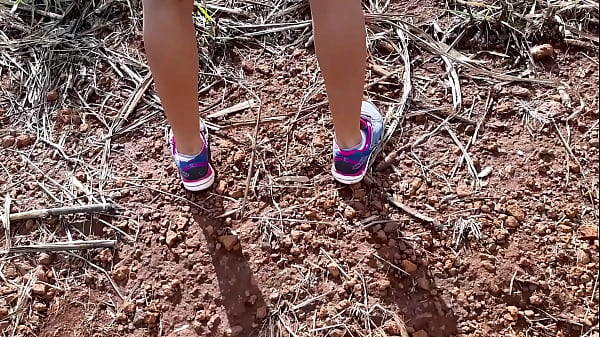 Little Alicia's adventures today playing in the woods with the lumberjack