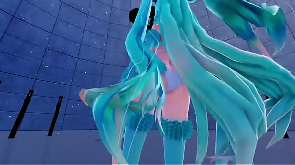 (Blue [K]nights) ［Ray-MMD 3D VR180］Cat Fate Cosplay Adult Miku［Girls］