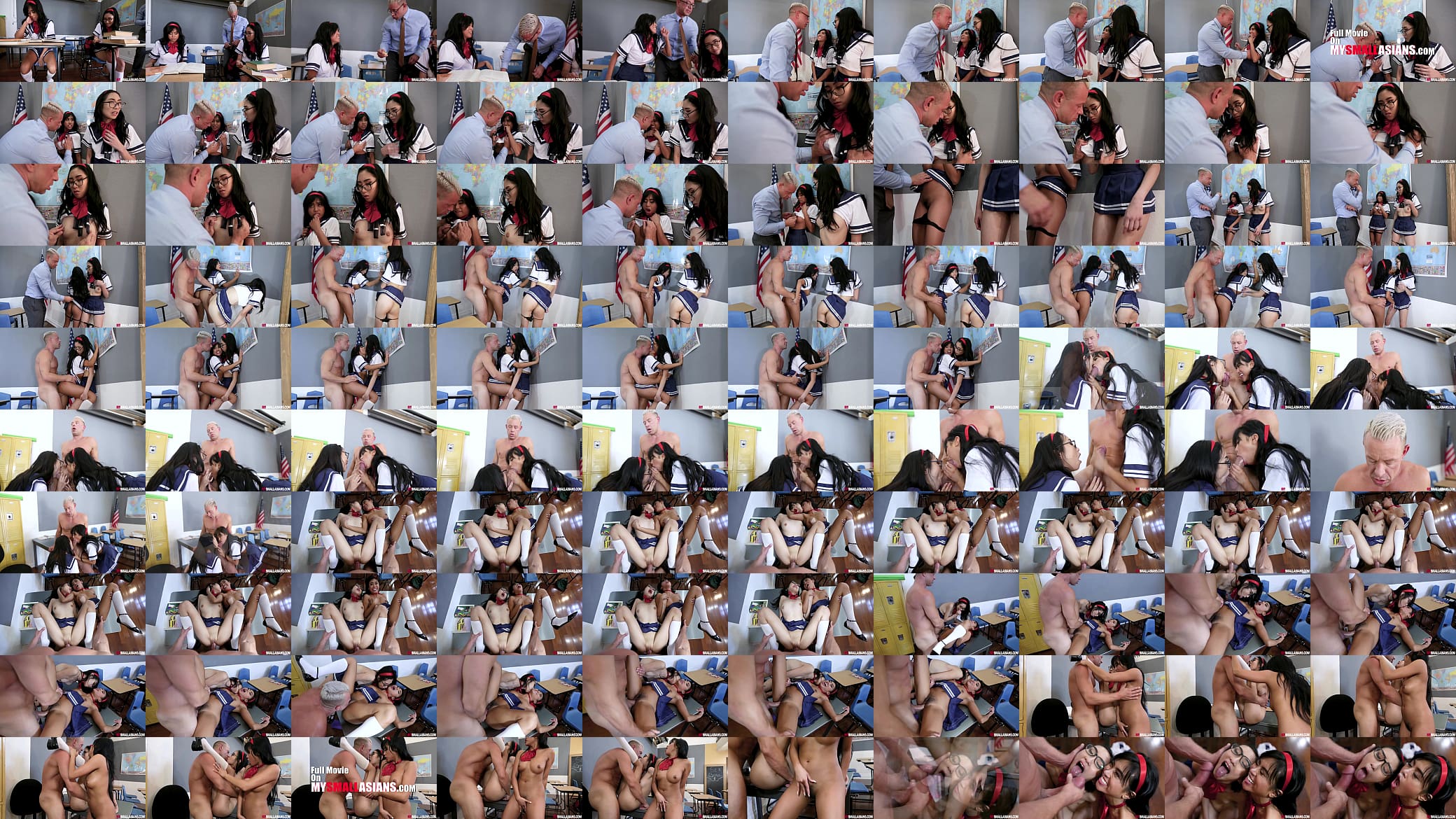 Ember Snow, Eva Yi Asian Skoolgirl Play Hard Games 预览图