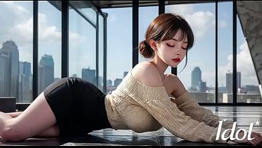 Asian Korean Slut Fucked Hard by Ancient Old Man [AI]