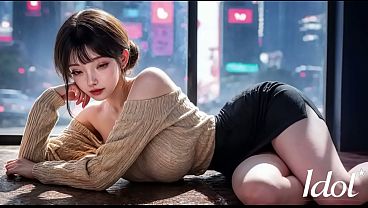 Asian Korean Slut Fucked Hard by Ancient Old Man [AI]