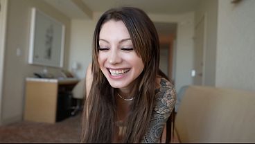 HEAD OF HR TELLS ME TO CUM IN HER PUSSY ON A WORK TRIP - Raven Lane & Lev Lieben