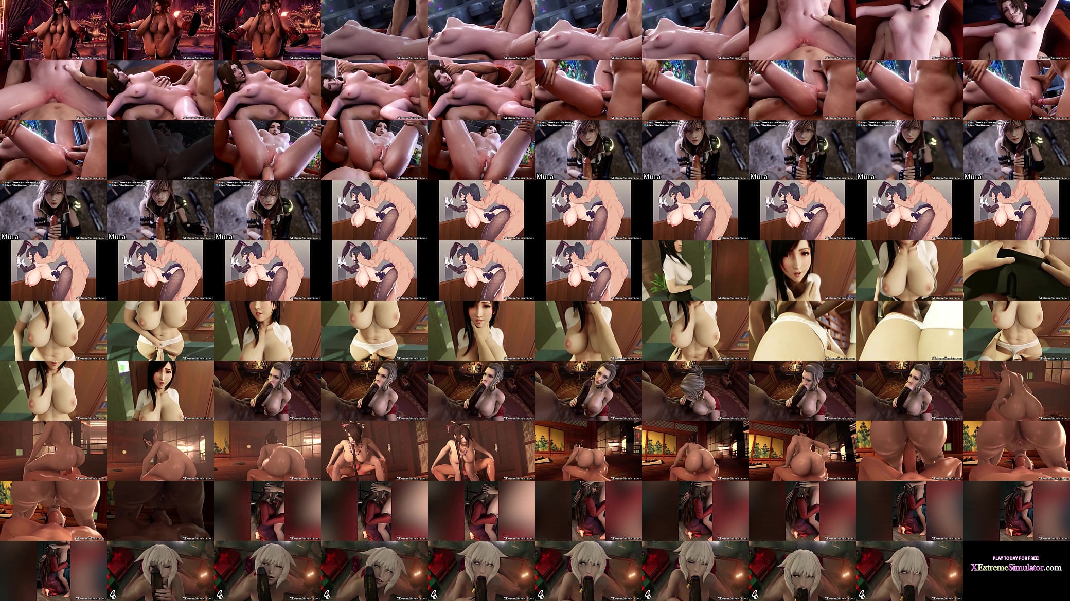 Final Fantasy Sex Compilation - Part 4 预览图