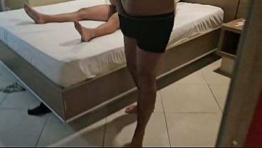 Hot wife in sex with stranger they met at swinger house in PR