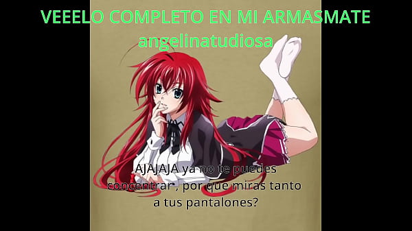 joi your study partner gives you a handjob, instructions to masturbate anime hentai TRAILER RIAS GREMORY