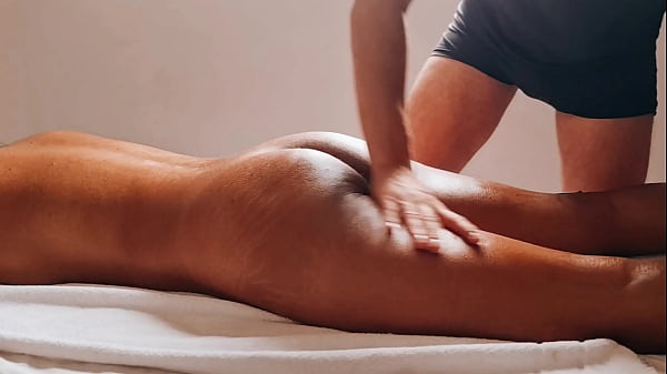 Lying down while receiving a massage, she started stroking my penis and soon after ended up swallowing it.