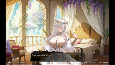 Aura 2 Lust of the Gods [ Hentai Game ] Ep.1 女神の妻とのストリップセックスバトル！