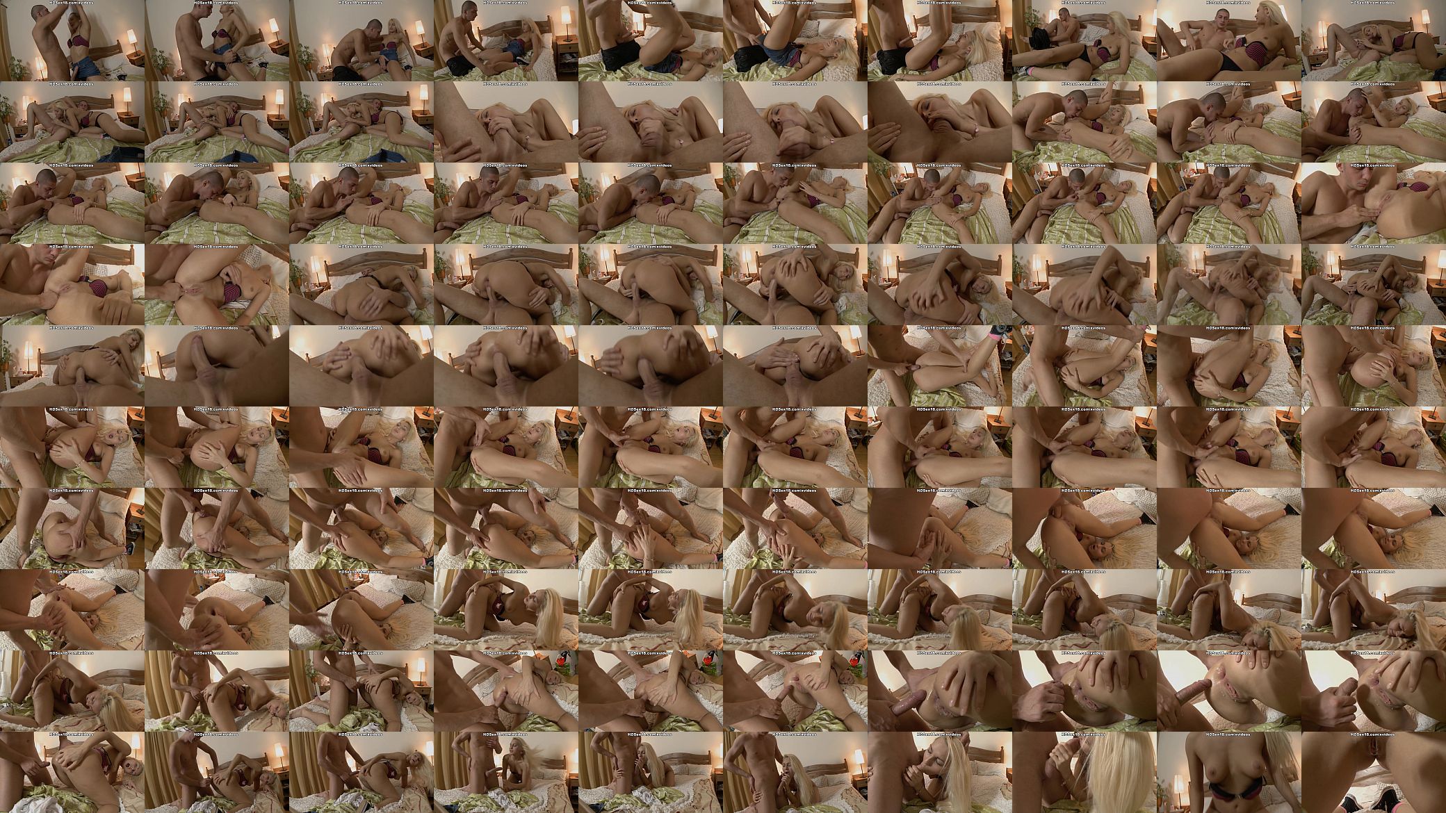 Wild ass fuck with blonde chick getting loads of cum in anus 预览图